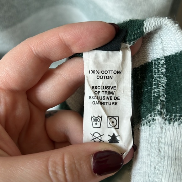 Reigning Champ Reversible Striped Terrycloth Lightweight Crewneck - Picture 5 of 5